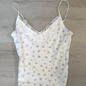 Never worn before Hollister lace tank top
